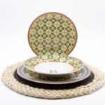 Servizio tavola 18 piatti in porcellana Le Cementine Infiore - immagine 2