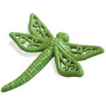 Libellula in porcellana verde