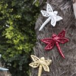 Libellula in porcellana giallo - immagine 2