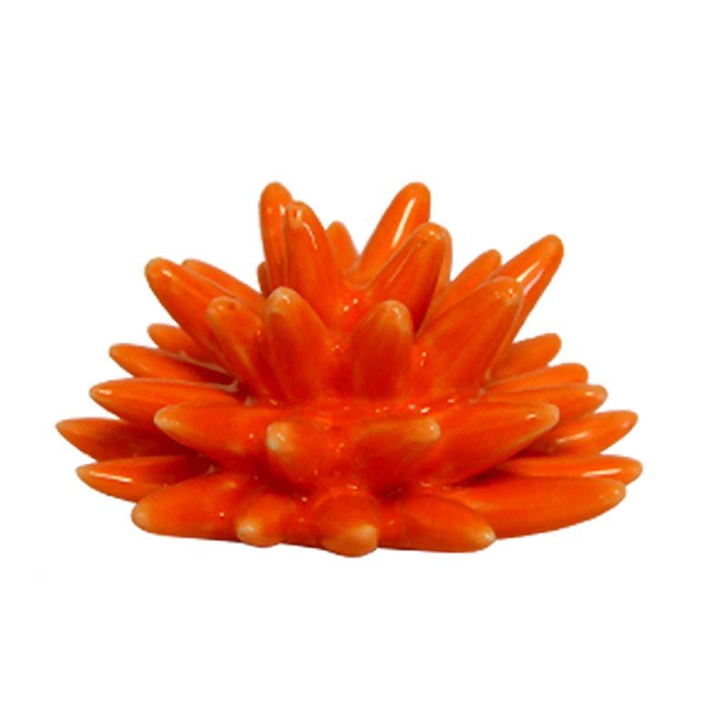 riccio-in-ceramica-arancio-1 Riccio in ceramica magnete arancio - immagine 1