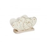 Portatovaglioli Cuore Ali Dorate