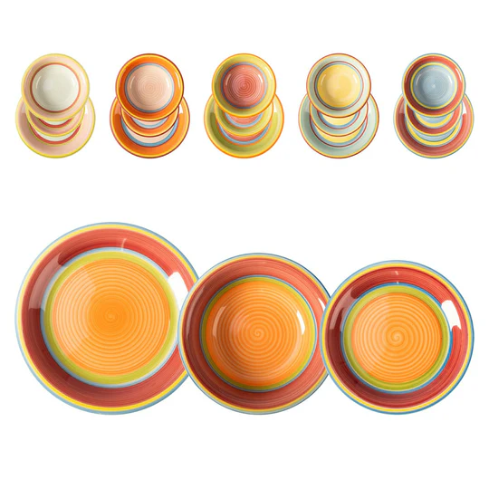 527829 servizio 18 piati Elody simeone tndenze Servizio tavola 18 pz. Elody - immagine 1