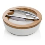 CIOTOLA PORTANOCI PORCEL BIANCA C/SUP BAMBO C/SCHIACCIAN CPL