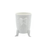 Vasetto buttefly in porcellana by Enzo Miccio