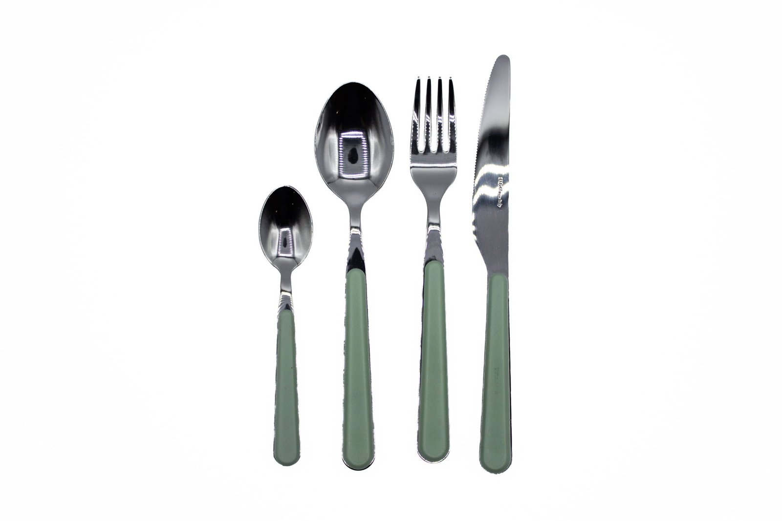 Set 24 posate zero salvia simeone tendenze Set 24 posate color salvia - immagine 1