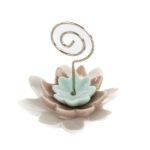 Segnaposto fiore in porcellana