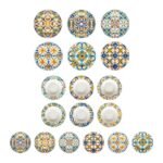 Servizio di piatti 18 pz. in porcellana Medicea