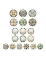 Servizio di piatti 18 pz. in porcellana Medicea