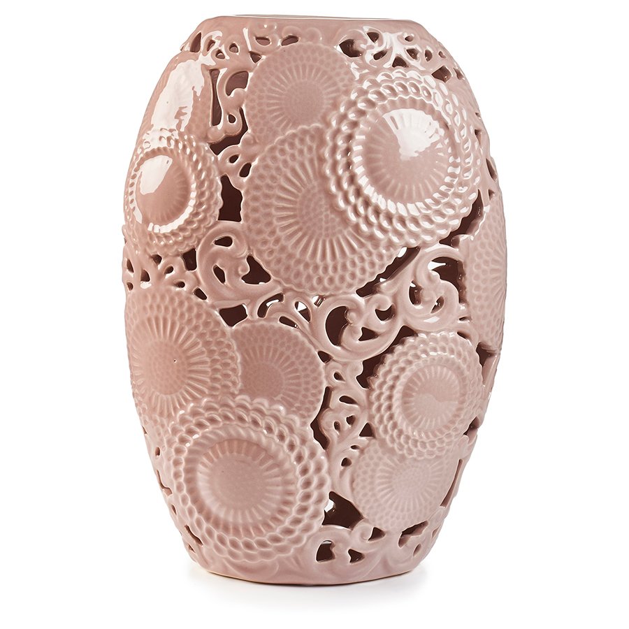 D17684 vaso rosa kyoto 22x33 cm - simeone tendenze VASO ROSA CM.22X33 KYOTO - immagine 1