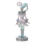 Giullare Venice in resina 38 cm Metallic