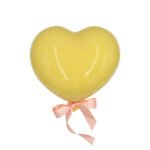 Palloncino a forma di cuore giallo