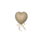 Palloncino a forma di cuore opaco beige