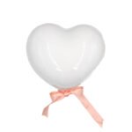 Palloncino a forma di cuore bianco