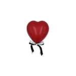 Palloncino a forma di cuore opaco rosso