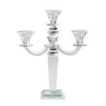 Portacandele in cristallo 3 fiamme