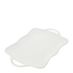 Vassoio in porcellana Alloro