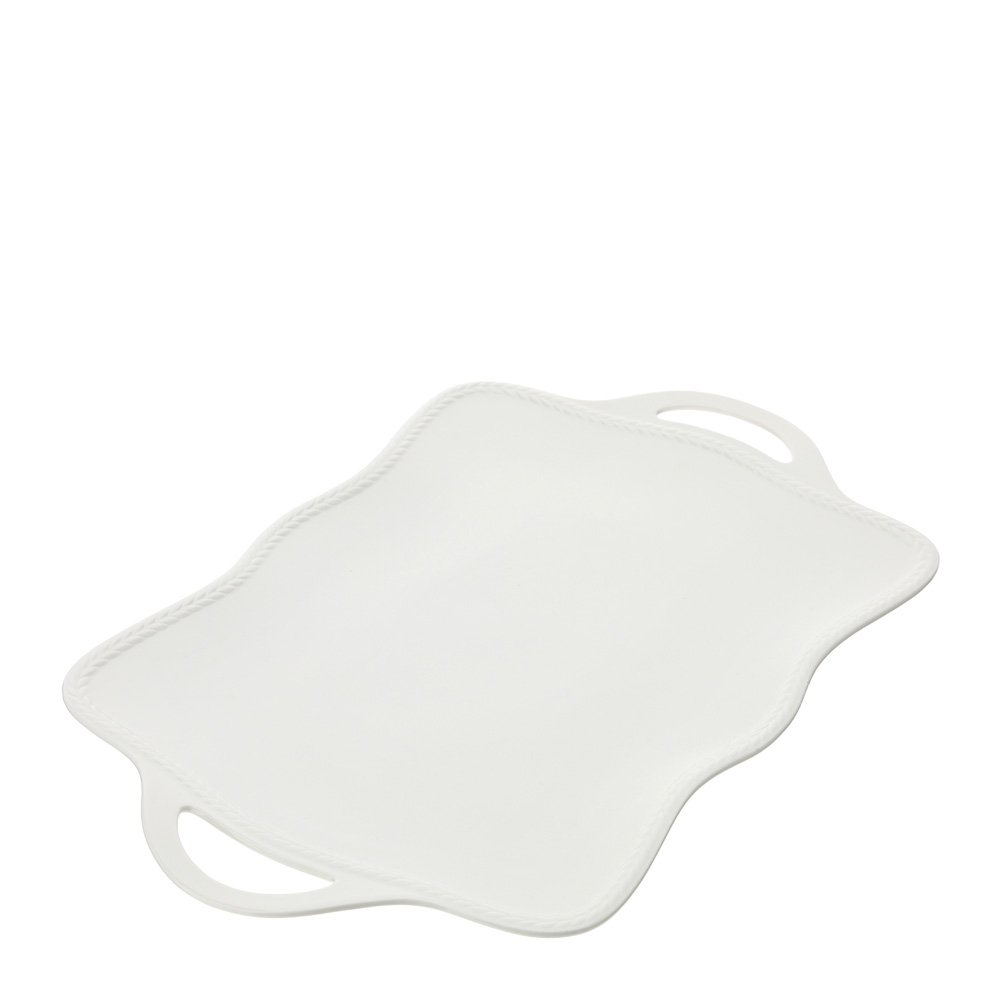 28446 vassoio in porcellana alloro 48x30 cm Hervit-simeone tendenze Vassoio in porcellana Alloro - immagine 1