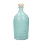 Oliera artigianale 500 ml turchese