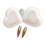 Antipastiera stile farfalla in porcellana