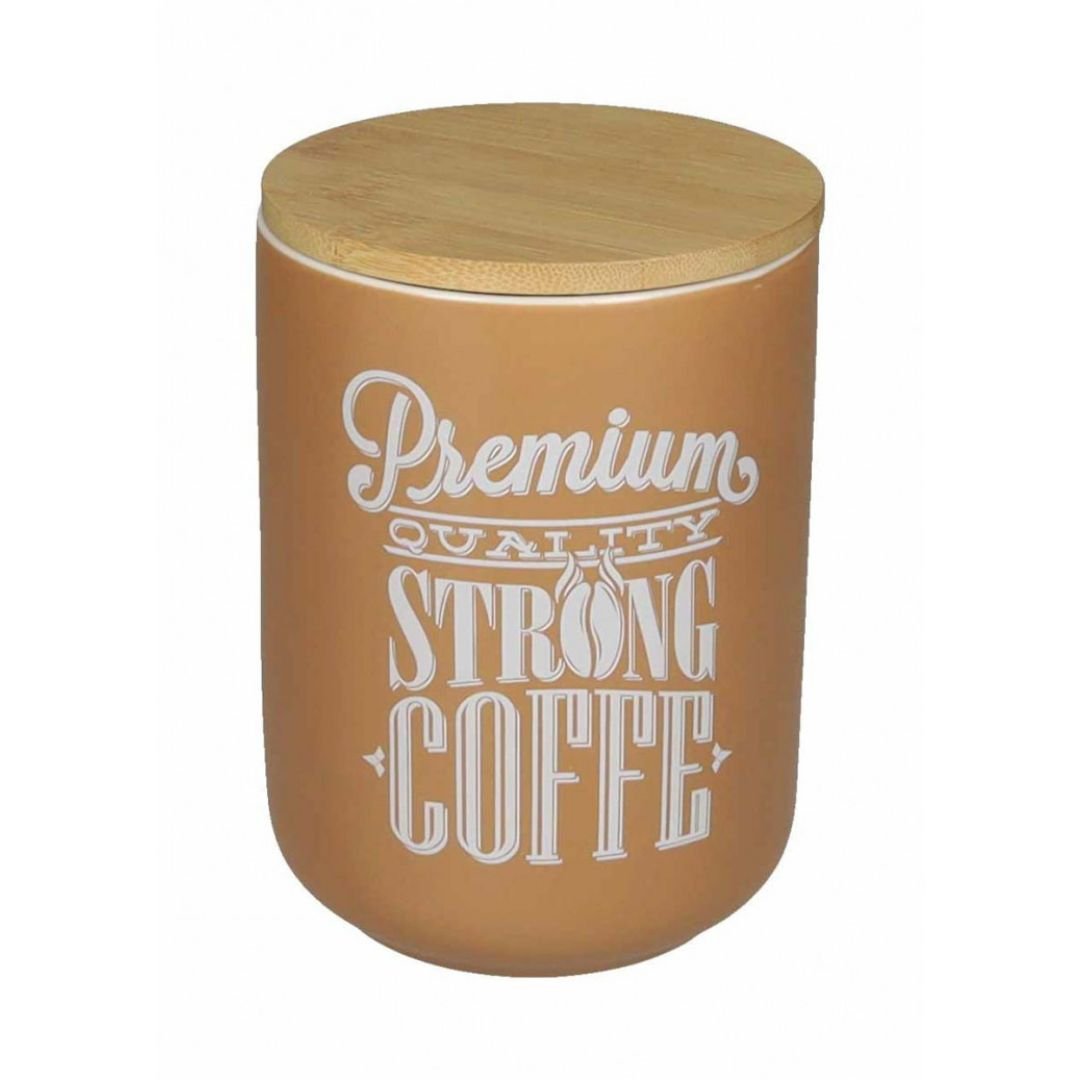 53843-barattolo-coffee-new-bone-china-con-tappo-in-bambu-brandani-simeone tendenze Barattolo Coffee new bone china - immagine 1