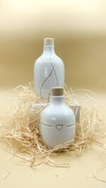 Oliere in ceramica bianco antico