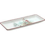 Piatto Torrone decoro Babbo Natale