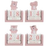 Datario in legno rosa 4 modelli assortiti