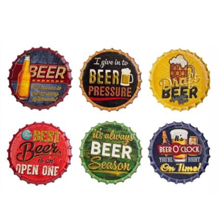 Calamita tappo di birra in sei modelli
