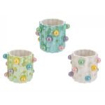 Vasetto ceramica Balls 12cm in tre modelli