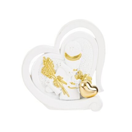 Calamita Cuore Comunione in resina 6cm