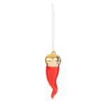 Calamita corno rosso in porcellana