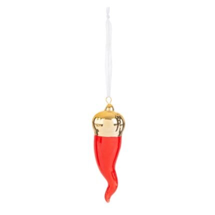 Calamita corno rosso in porcellana