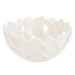 Svuotatasche in porcellana a fiori 7.5cm