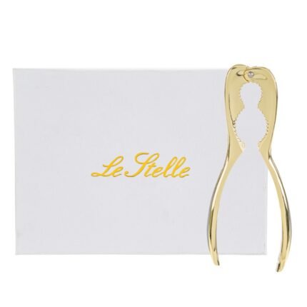 Schiaccianoci in metallo color oro