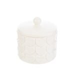 Scatola in porcellana cuori con candela profumata