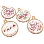 Tagliere natalizio in ceramica e bamboo 4 modelli