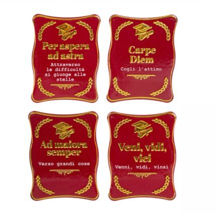 Calamita laurea in ceramica in quattro modelli