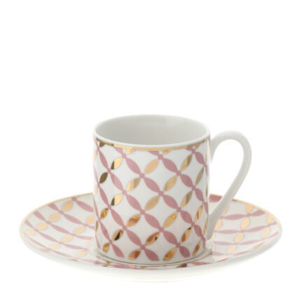 Box due tazzine caffe VLK Design rosa