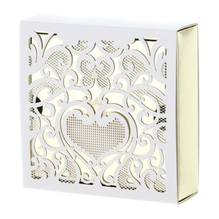 Scatolina Portaconfetti oro cuore