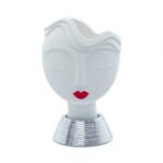 Vaso donna base argento 27cm