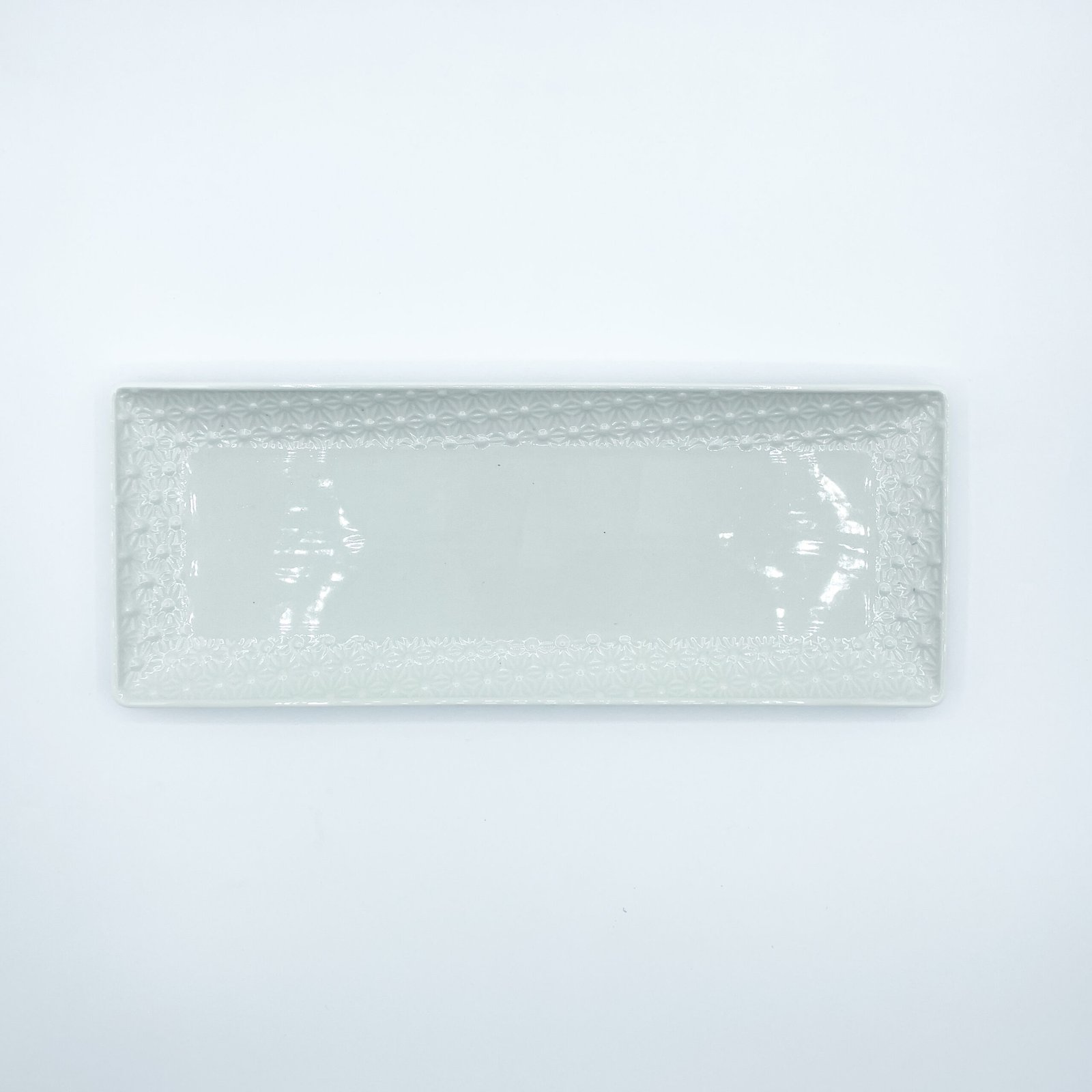 Vassoio rettangolo Plum in Porcellana di Morena Design Vassoio rettangolo Plum in Porcellana