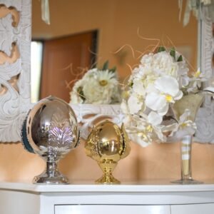 Coppia pumi oro e argento