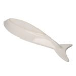 Piatto fondo pesce grande in ceramica di Mastercraft capovolto