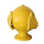 Pumo in Ceramica Giallo 12cm