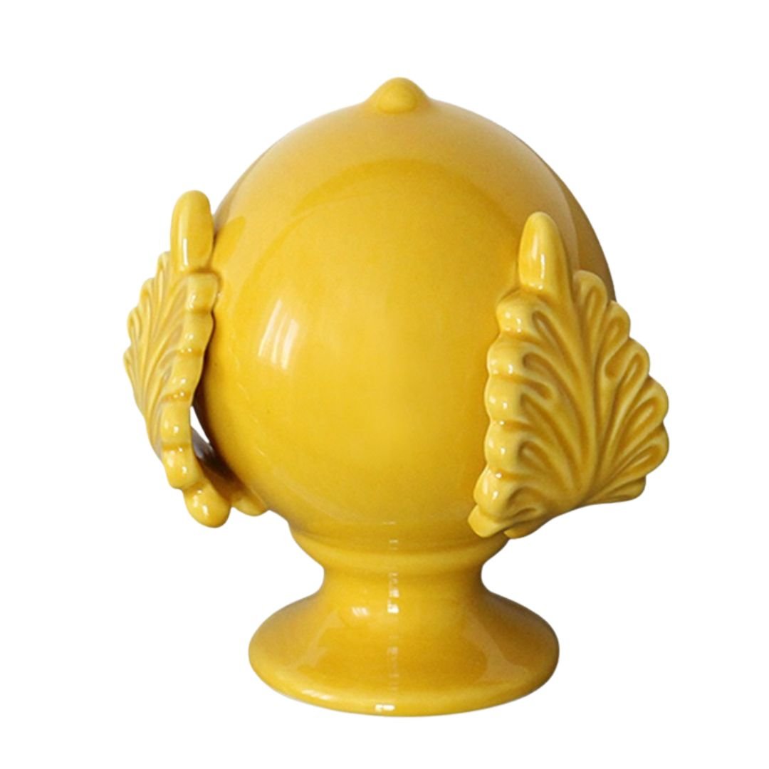 Pumo in Ceramica Giallo 12cm di Souvenir Planet Pumo in Ceramica Giallo 12cm