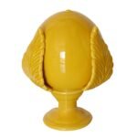Pumo in Ceramica Giallo 20cm