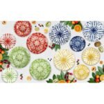 Servizi di piatti Batik colorati di Brandani