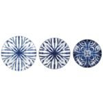 Servizio di piatti batik blu