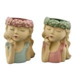 Vaso viso ragazzina 21cm