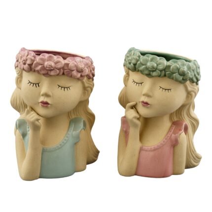 Vaso viso ragazzina 21cm